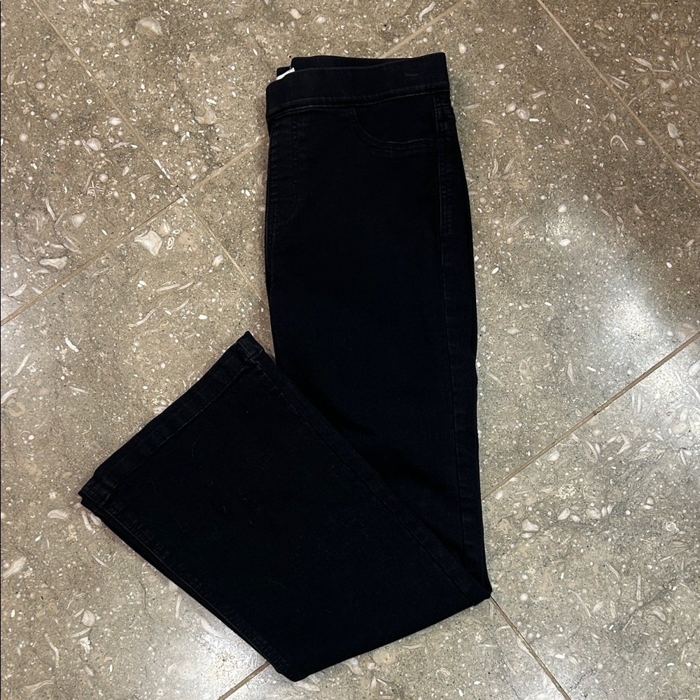Cello Boot Cute Pull On Jeans - Black